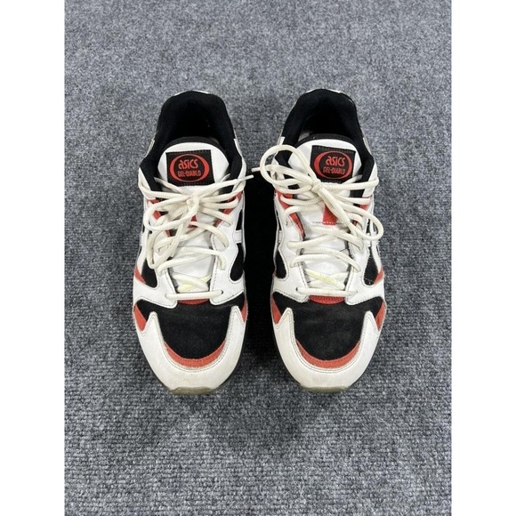 ASICS GEL Diablo Shoes Mens 11 White Black Red Leather Running Sneakers 1191A199 - Picture 7 of 13